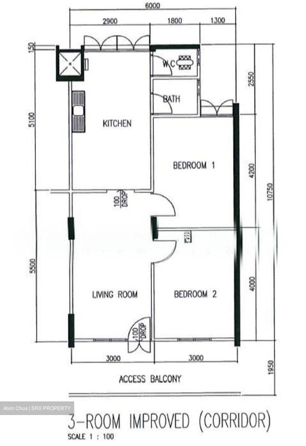 Blk 1 Tanjong Pagar Plaza (Bukit Merah), HDB 3 Rooms #557635281